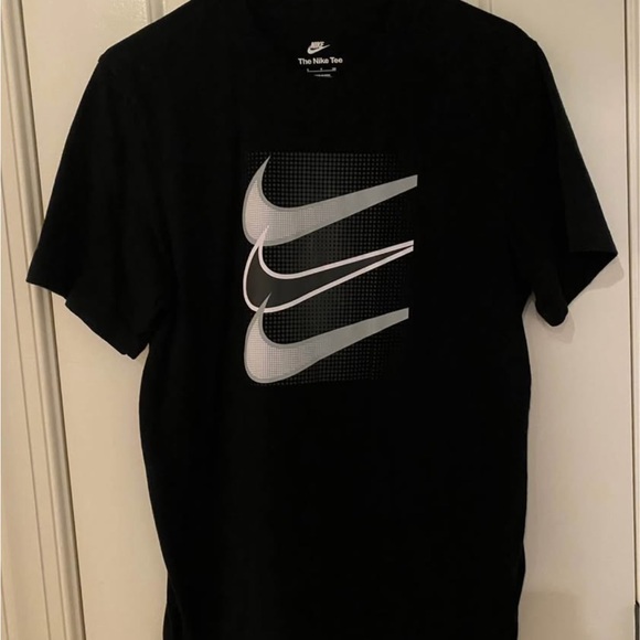 Nike Other - Nike Men's Black Tee with Graphic Swoosh